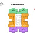 大理-北京湾55平一室一厅，59两室两厅 一居 55平-60平㎡ 户型图