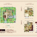 聚雄半岛A户型5室3厅4卫1厨 建筑面积：289.00㎡ 五居 289㎡ 户型图