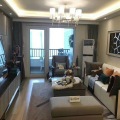 香河大运河孔雀城7.6.2期 样板间 105平米三居室客厅