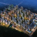 嘉都公馆 建筑规划 整个项目俯瞰图