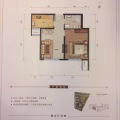 天津远大城一室两厅一厨一卫 一居 60平米㎡ 户型图