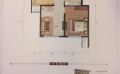 天津远大城一室两厅一厨一卫  60平米㎡ 户型图
