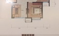 天津远大城两室两厅一厨一卫  78平米㎡ 户型图
