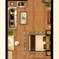 安吉-境界-续目一室一厅一厨一卫 一居 45平方㎡ 户型图