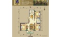 涿州码头京畔健康城二胎温馨之家 三居 104.25平米m²  104.25平米m²㎡ 户型图