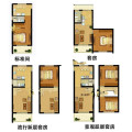杭州太湖源养生养老度假公寓4种户型 一居 45㎡ 户型图