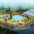 那香海国际旅游度假区 建筑规划 那香海国际旅游度假区小区内水上乐园效果图