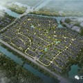 安徽阜阳·汇金中央公园 建筑规划 阜阳·汇金·桃花源 项目俯瞰图