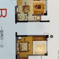 南昌江铃卡卡公寓 一居  户型图