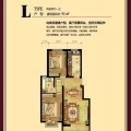 霸州金地经典舒适性两居室 两居 87和93平米㎡ 户型图
