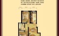 霸州金地经典舒适性两居室  87和93平米㎡ 户型图