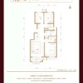 固安孔雀城艺境（涵景园）三室两厅两卫 三居 105平米㎡ 户型图