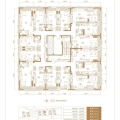 固安孔雀城精装公寓 两居  户型图
