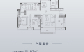 龙光玖龙湖用最低的价购置一个最舒适豪华的家  105㎡ 户型图