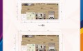 南宁安吉时代中心复式楼两房两厅两卫  43.14㎡ 户型图
