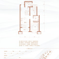 阳光城·翡丽府B——1、3、5号楼中户 一居  户型图