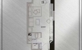 华福国际40平米一居精装公寓  40平米㎡ 户型图