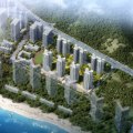 惠州碧桂园十里银滩 建筑规划 银滩花园鸟视图