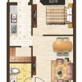 京东CBD（创客空间） 一居  户型图