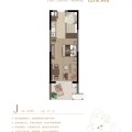 海上海一室一厅一卫 一居 47平㎡ 户型图