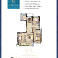 合生杭州湾世纪城126㎡三室两厅两卫 三居 126平方米㎡ 户型图
