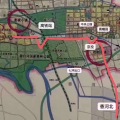 大运河孔雀城 景观园林 北京地铁东延规划图