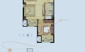 鸿坤·悦山湖叠拼户型，四室两厅三卫  148平米㎡ 户型图