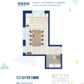 北京东天洋创新中心 一居  户型图