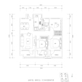 青岛海洋活力区—融创中心三室两厅一卫 三居 113㎡ 户型图