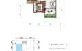 曾家山原乡国际度假区F2户型  57㎡ 户型图