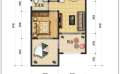 九坝印象一室一厅该两房  50.54㎡ 户型图