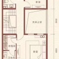 燕郊甜城 玖庭别墅联排别墅面积:238平，赠送面积150平，之二层 五居 238㎡ 户型图
