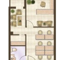 燕郊CBD创客空间 两居  户型图