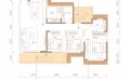 惠州恒大悦府恒大将军湖  124㎡ 户型图