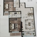 新空港永清百川格外在售两室一厅一卫，纯阳，一层带小院40平米 两居 81㎡ 户型图