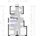 潮白河孔雀城博学园三室两厅两卫 三居 98㎡㎡ 户型图
