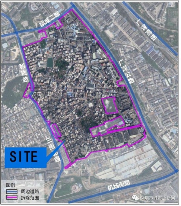 宝安黄田钟屋片区城市更新旧改,紧邻机场,地铁1-12号线黄田站 已立项