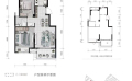 杭州湾融创文旅城两房两厅一卫  70㎡ 户型图