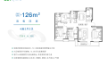 涿州华侨城城市客厅天鹅堡造极四居  126㎡ 户型图