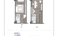 V格时代广场69.62平层高5.3米双钥匙设计  69.62平㎡ 户型图