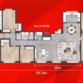 松江龙湖星悦建面约345㎡六室两厅三卫 六居以上 345㎡ 户型图